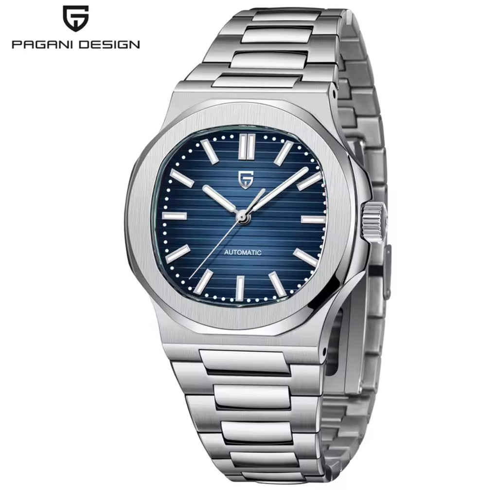 PAGANI DESIGN 2025 New Men's Watches Luxury Automatic Watch For Men Mechanical 40MM WristWatch Stainless Steel AR Sapphire glass